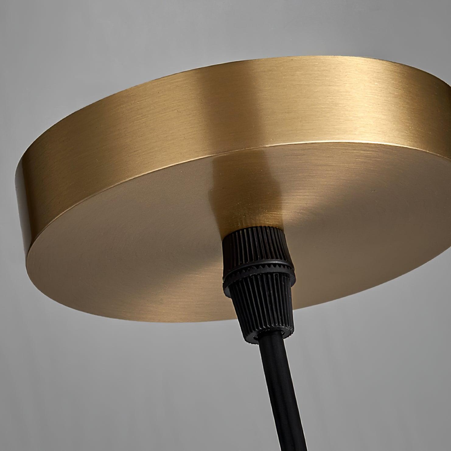 Alabaster Pendant Light Mid Century Modern Brass Hanging Lamp for Kitchen Island Foyer