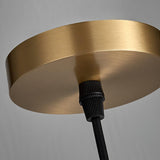 Alabaster Pendant Light Mid Century Modern Brass Hanging Lamp for Kitchen Island Foyer