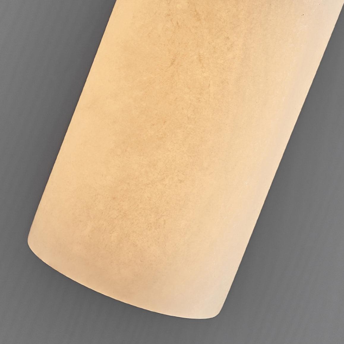 Alabaster Pendant Light Mid Century Modern Brass Hanging Lamp for Kitchen Island Foyer