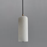 Alabaster Pendant Light Mid Century Modern Brass Hanging Lamp for Kitchen Island Foyer