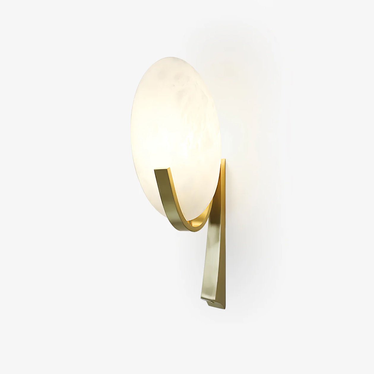 Alice Modern Alabaster Stone Wall Sconce Integrated LED Lighting for Bedroom and Hallway