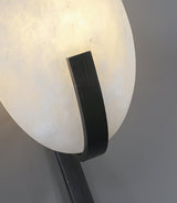 Alice Modern Alabaster Stone Wall Sconce Integrated LED Lighting for Bedroom and Hallway