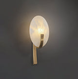 Alice Modern Alabaster Stone Wall Sconce Integrated LED Lighting for Bedroom and Hallway