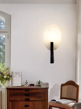 Alice Modern Alabaster Stone Wall Sconce Integrated LED Lighting for Bedroom and Hallway