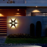 Aluminum Flower Shaped Waterproof Outdoor LED Wall Sconce Light for Garden Patio and Indoor Entryway