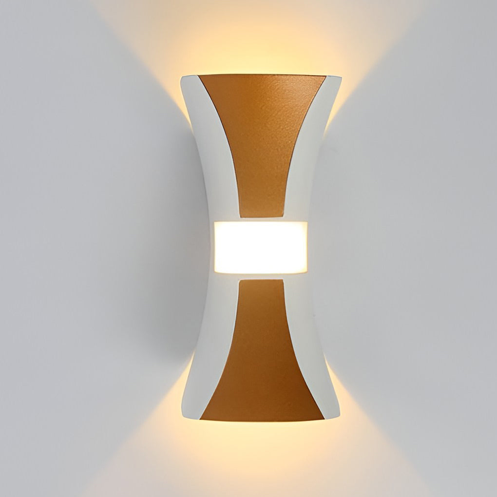 Aluminum Modern Outdoor LED Wall Sconce Waterproof Up and Down Exterior Light Fixture