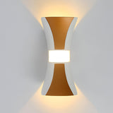 Aluminum Modern Outdoor LED Wall Sconce Waterproof Up and Down Exterior Light Fixture