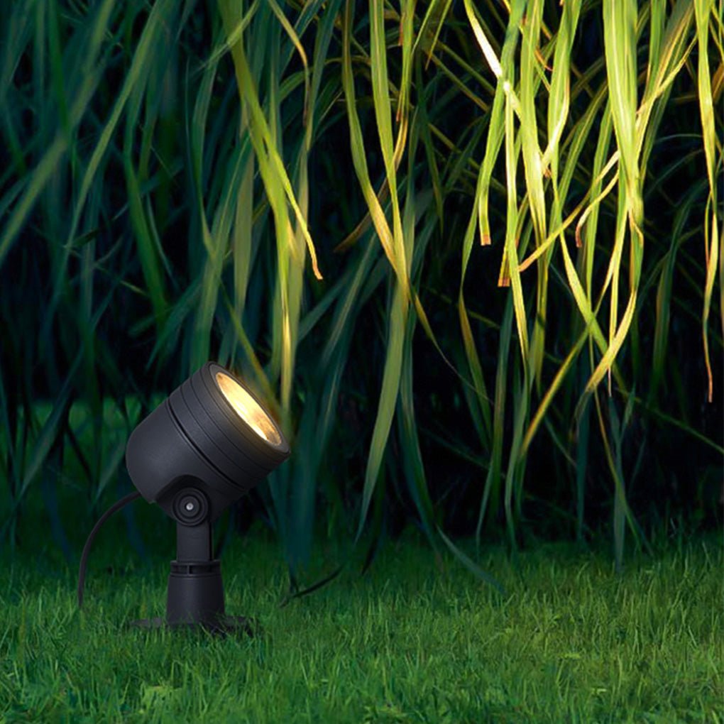 Aluminum Outdoor LED Landscape Spotlight IP65 Waterproof Ground Garden Lawn Light for Courtyards