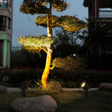 Aluminum Outdoor LED Landscape Spotlight IP65 Waterproof Ground Garden Lawn Light for Courtyards