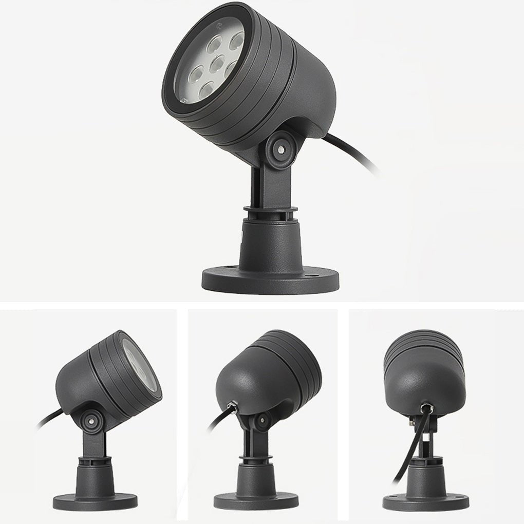 Aluminum Outdoor LED Landscape Spotlight IP65 Waterproof Ground Garden Lawn Light for Courtyards