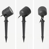 Aluminum Outdoor LED Landscape Spotlight IP65 Waterproof Ground Garden Lawn Light for Courtyards