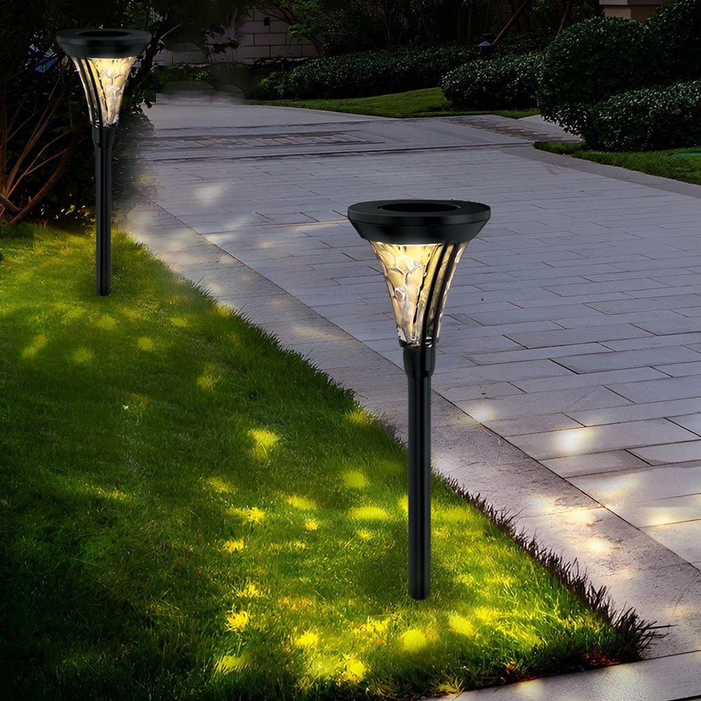 Aluminum Solar LED Post Lights for Outdoor Pathway Garden and Landscape Lighting