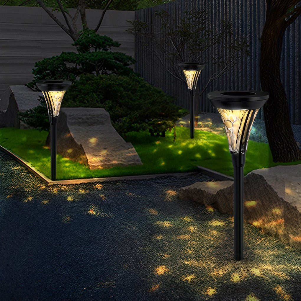 Aluminum Solar LED Post Lights for Outdoor Pathway Garden and Landscape Lighting