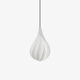 Alva Modern Spiraling Tear Drop LED Pendant Light with Gradient Glow
