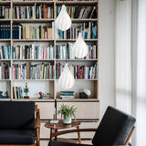 Alva Modern Spiraling Tear Drop LED Pendant Light with Gradient Glow
