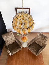 amber-poliedri-murano-glass-sphere-chandelier-with-gold-or-chrome-finish