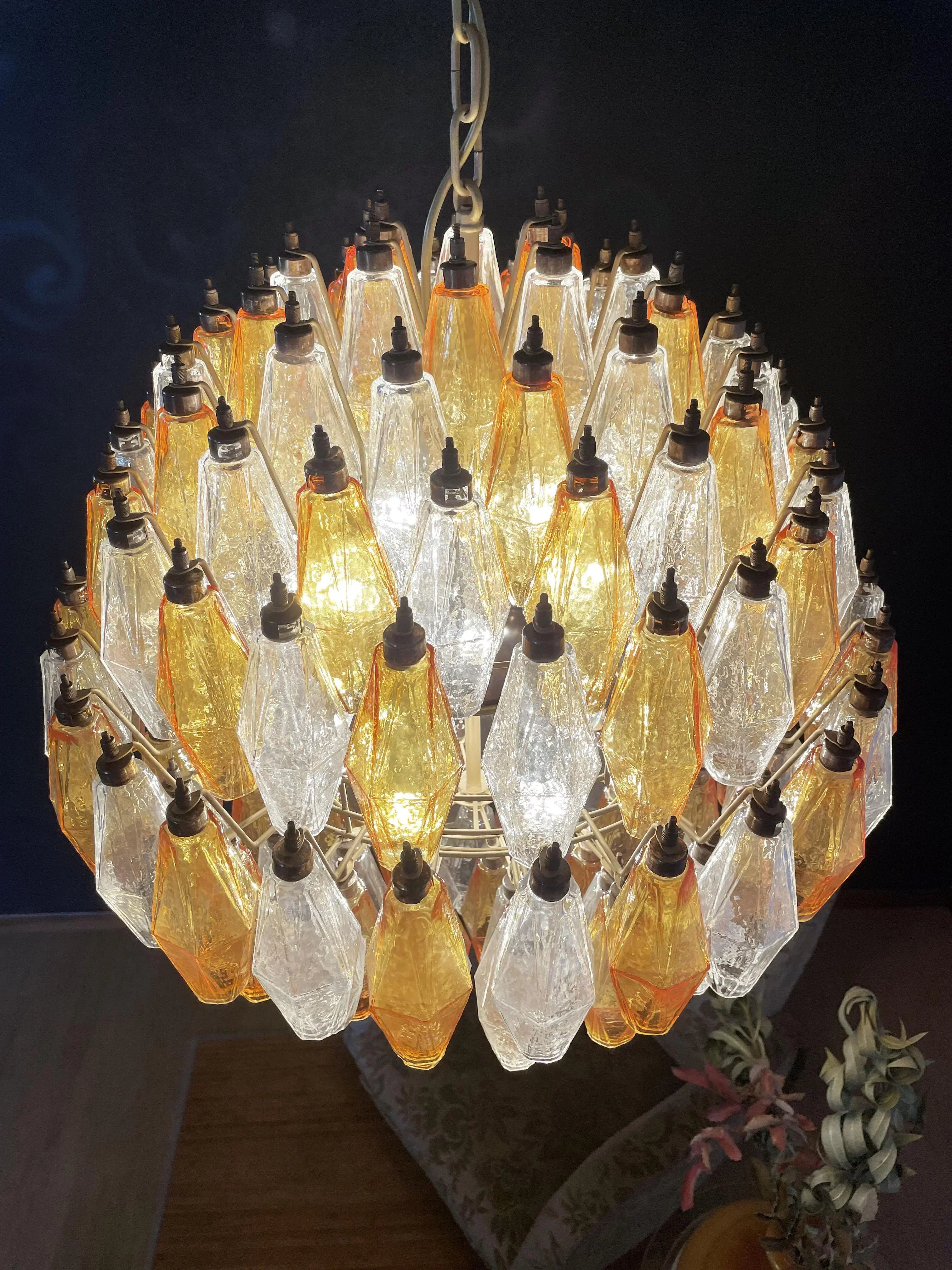 amber-poliedri-murano-glass-sphere-chandelier-with-gold-or-chrome-finish