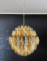 amber-poliedri-murano-glass-sphere-chandelier-with-gold-or-chrome-finish