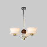 Anath Modern Schoolhouse Multi Head Pendant Light Glass Globe Chandelier for Foyer
