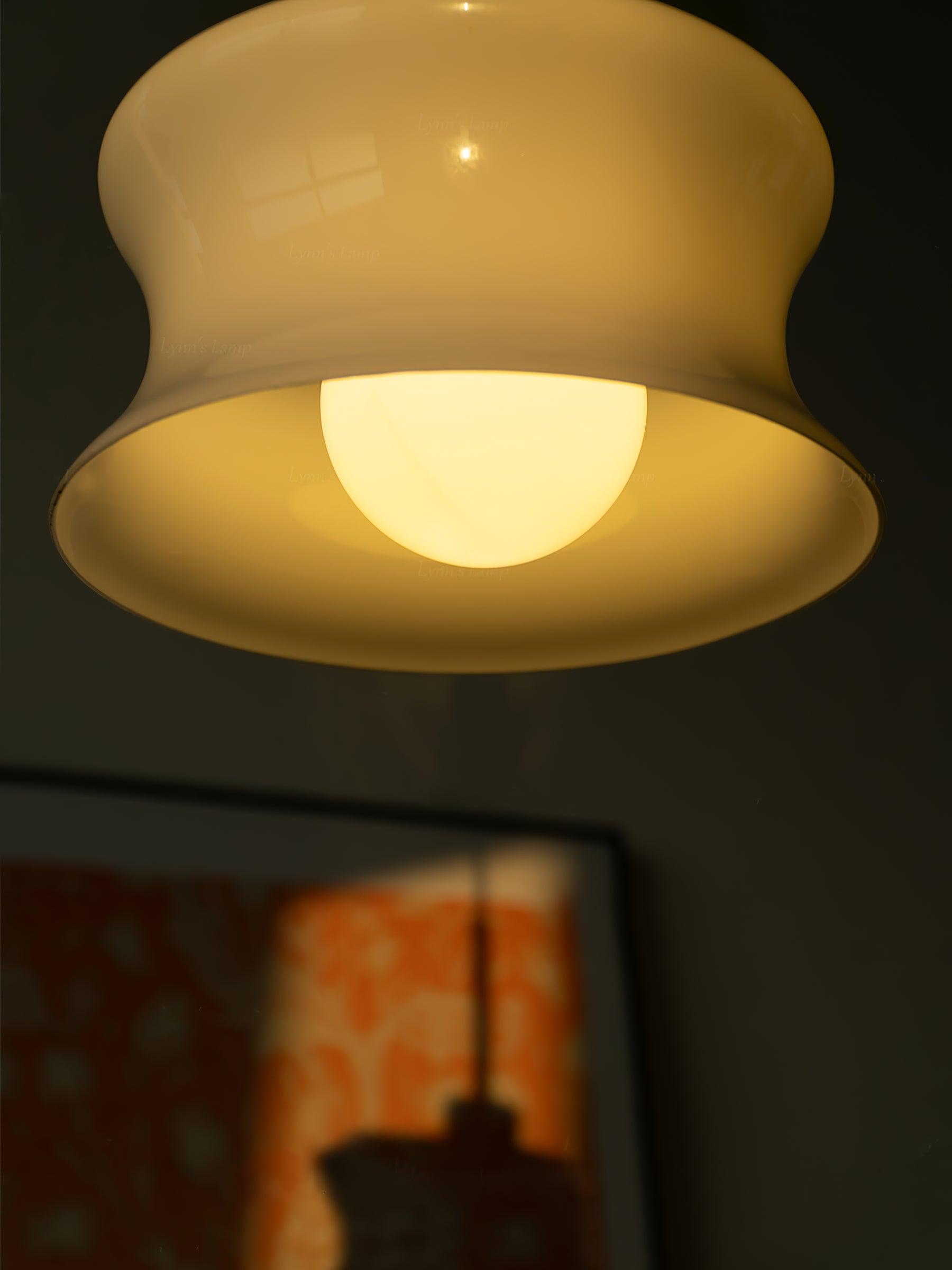 Anath Traditional Schoolhouse Glass Pendant Light Ceiling Hanging Lamp for Kitchen Island and Foyer