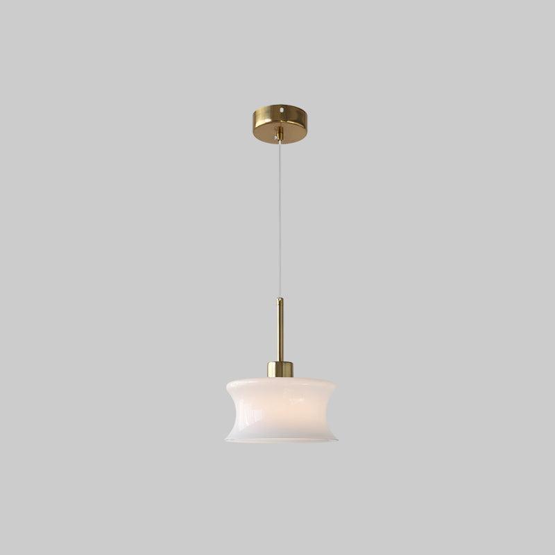 Anath Traditional Schoolhouse Glass Pendant Light Ceiling Hanging Lamp for Kitchen Island and Foyer