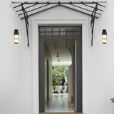 Antique Black Exterior Wall Lantern Waterproof Retro Garden Sconce Lighting