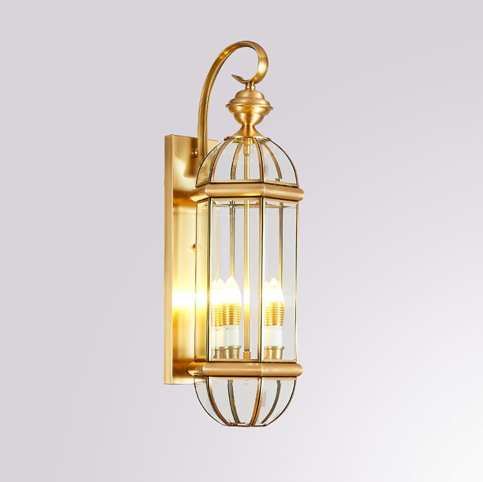 antique-style-brass-outdoor-wall-light-waterproof-exterior-sconce-with-clear-glass