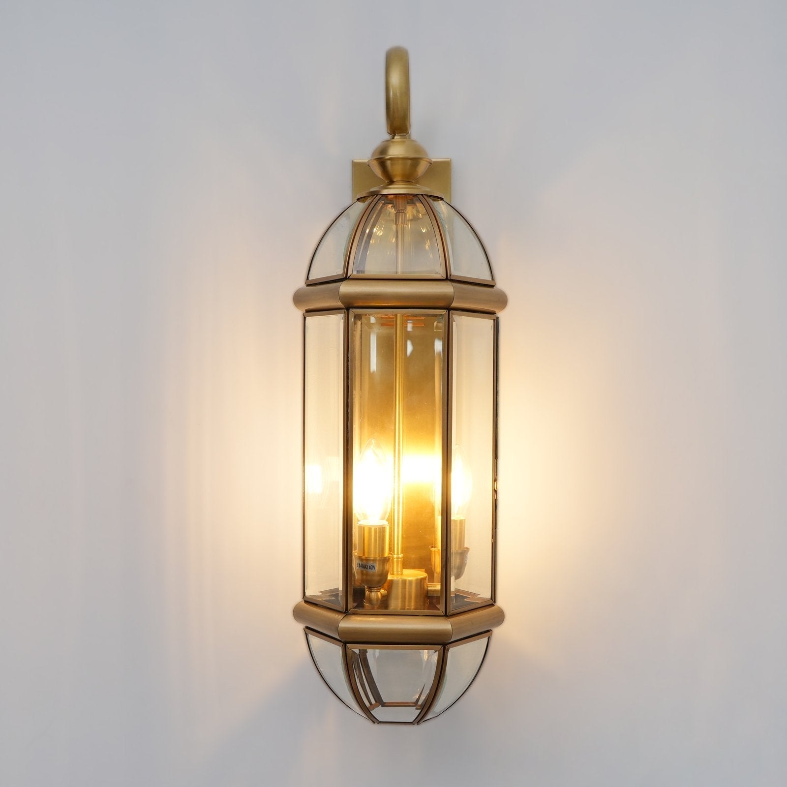 antique-style-brass-outdoor-wall-light-waterproof-exterior-sconce-with-clear-glass