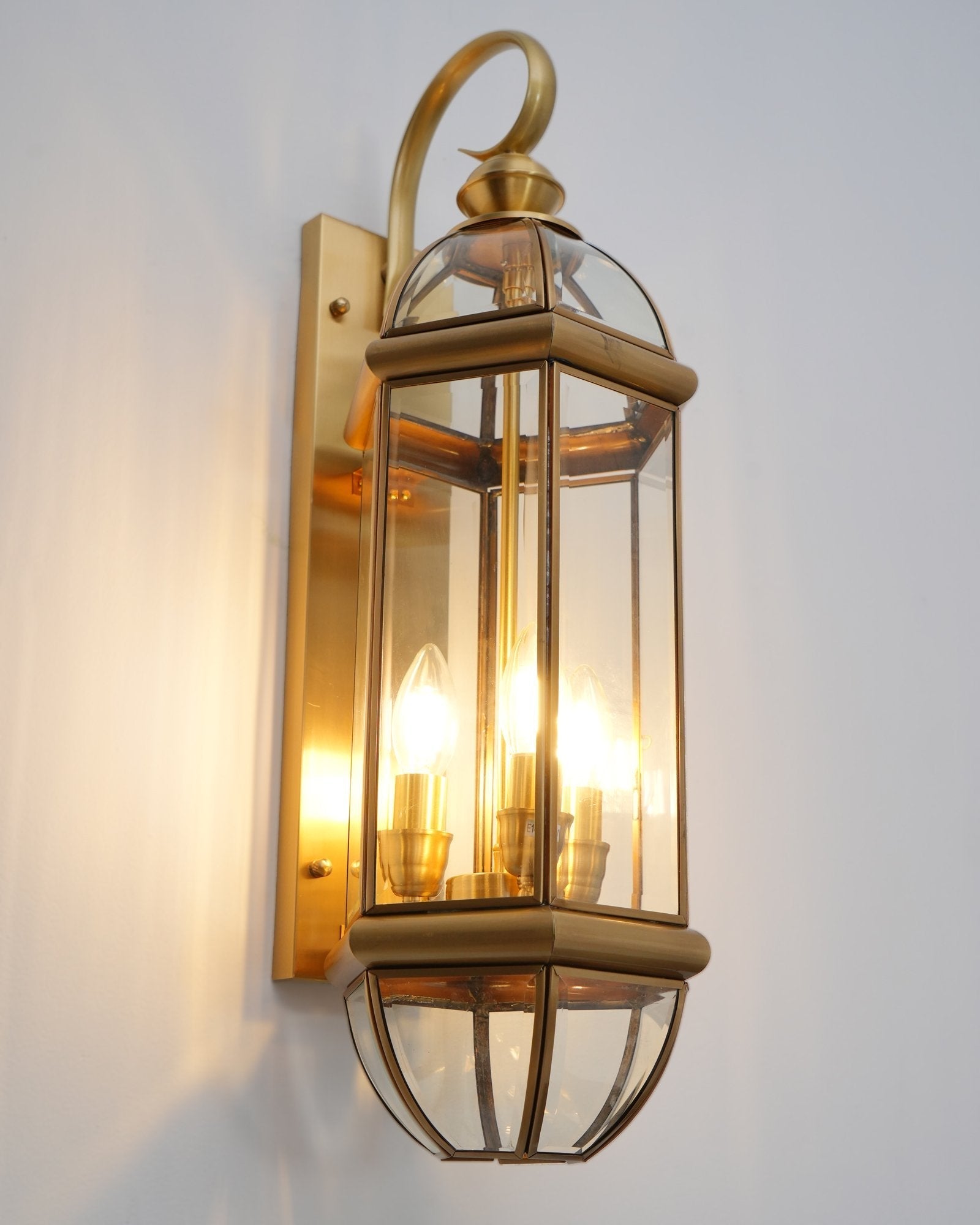 antique-style-brass-outdoor-wall-light-waterproof-exterior-sconce-with-clear-glass