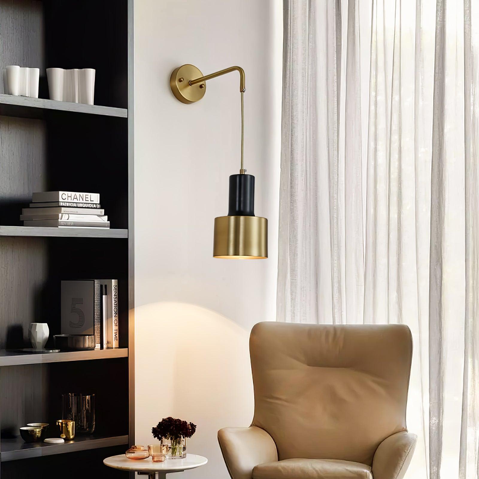 Arne Industrial Wall Sconce Metal Bracket Light for Indoor Bedroom Hallway and Living Room Decor