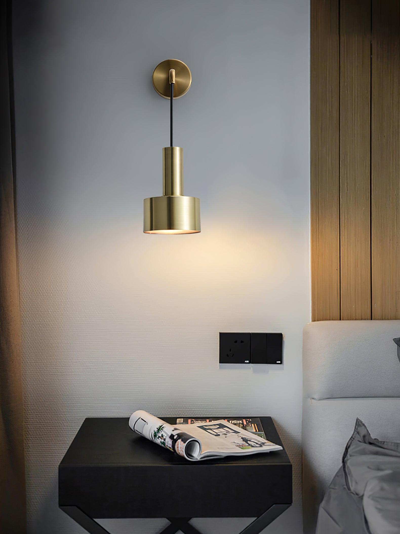 Arne Industrial Wall Sconce Metal Bracket Light for Indoor Bedroom Hallway and Living Room Decor