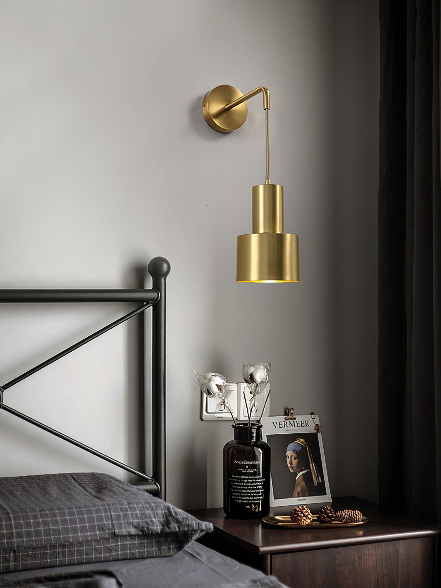 Arne Industrial Wall Sconce Metal Bracket Light for Indoor Bedroom Hallway and Living Room Decor