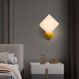 Art Deco Alabaster and Brass Wall Sconce Set of 2 Luxury Gatsby Style Indoor Lighting