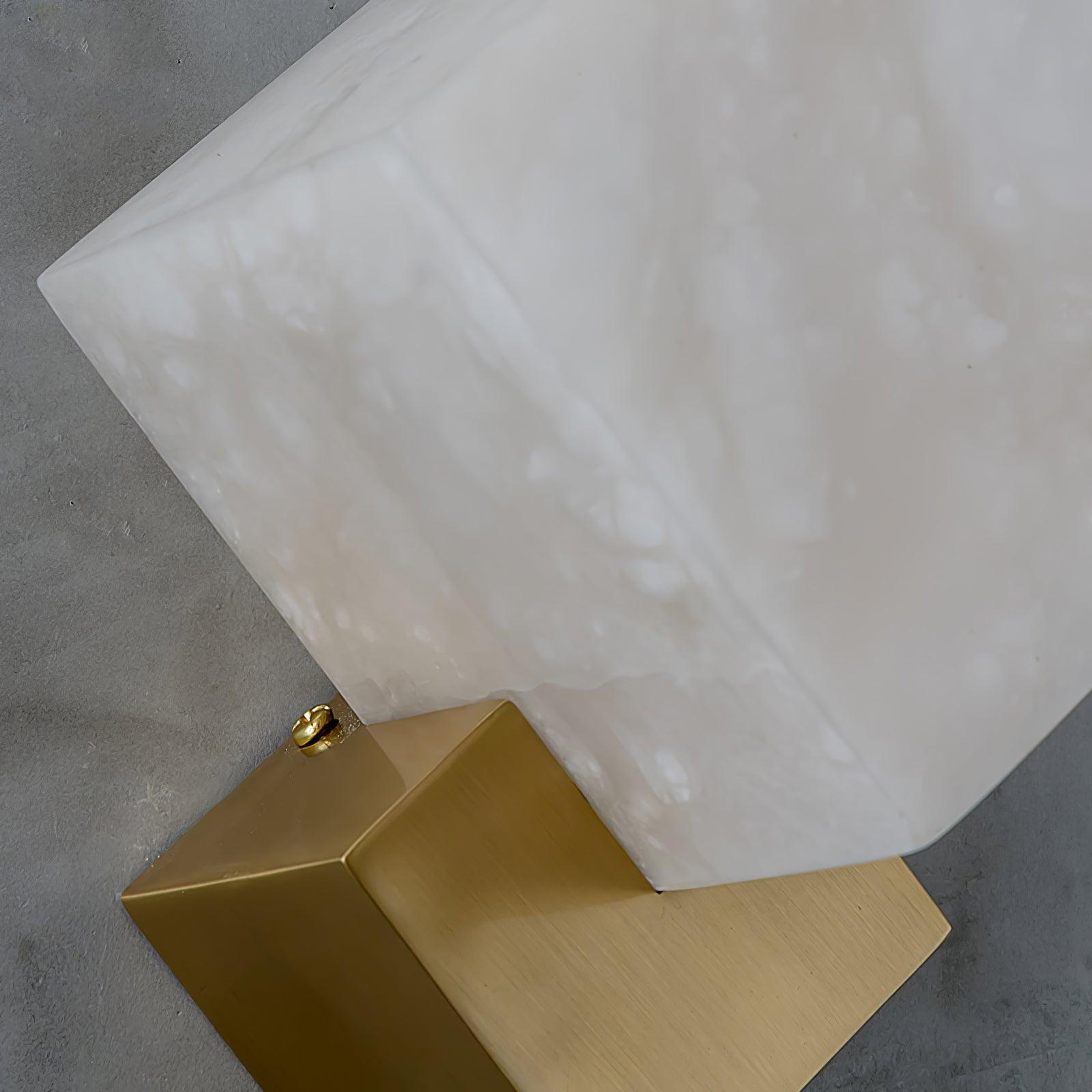 Art Deco Alabaster and Brass Wall Sconce Set of 2 Luxury Gatsby Style Indoor Lighting