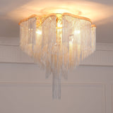 art-deco-aluminum-chain-tassel-semi-flush-mount-ceiling-chandelier-in-gold-and-silver