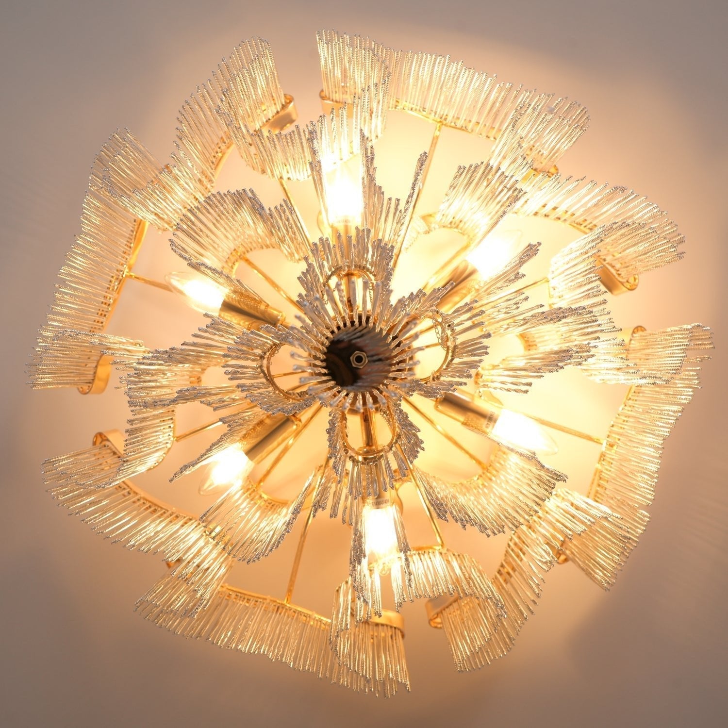 art-deco-aluminum-chain-tassel-semi-flush-mount-ceiling-chandelier-in-gold-and-silver