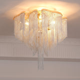 art-deco-aluminum-chain-tassel-semi-flush-mount-ceiling-chandelier-in-gold-and-silver