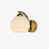 Art Deco Vintage Glass Globe Wall Sconce Lighting for Bedroom and Hallway