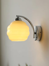 Art Deco Vintage Glass Globe Wall Sconce Lighting for Bedroom and Hallway