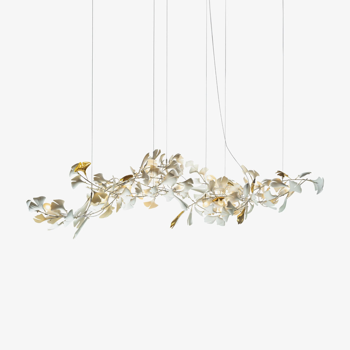 artistic-gingko-branch-chandelier-with-handcrafted-white-ceramic-leaves-and-gold-finish