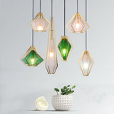 Artistic Glass Pendant Light Nordic Style Chandelier for Bedroom and Living Area