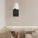 Artistic Handmade Sculpture HDPE Wabi Sabi Pendant Light Japanese Style Hanging Ceiling Lamp