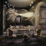 artistic-koi-fish-wood-slat-chandelier-large-scale-statement-lighting-for-home
