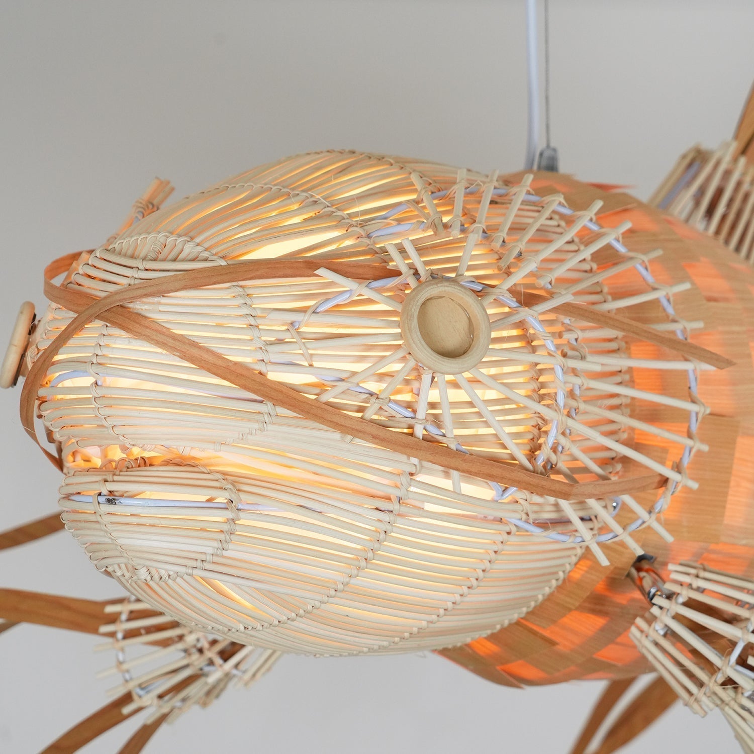 artistic-koi-fish-wood-slat-chandelier-large-scale-statement-lighting-for-home