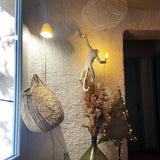 Artistic Monkey Resin Wall Sconce Whimsical Animal Design Interior Light