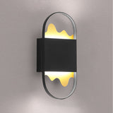 Artistic Mountain Style LED Wall Sconce for Minimalist Hallway and Bedroom Decor