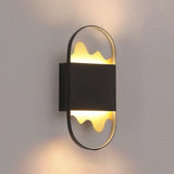 Artistic Mountain Style LED Wall Sconce for Minimalist Hallway and Bedroom Decor