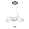Artistic PMMA Leaf Suspension Light Modern LED Candelabrum Pendant Fixture