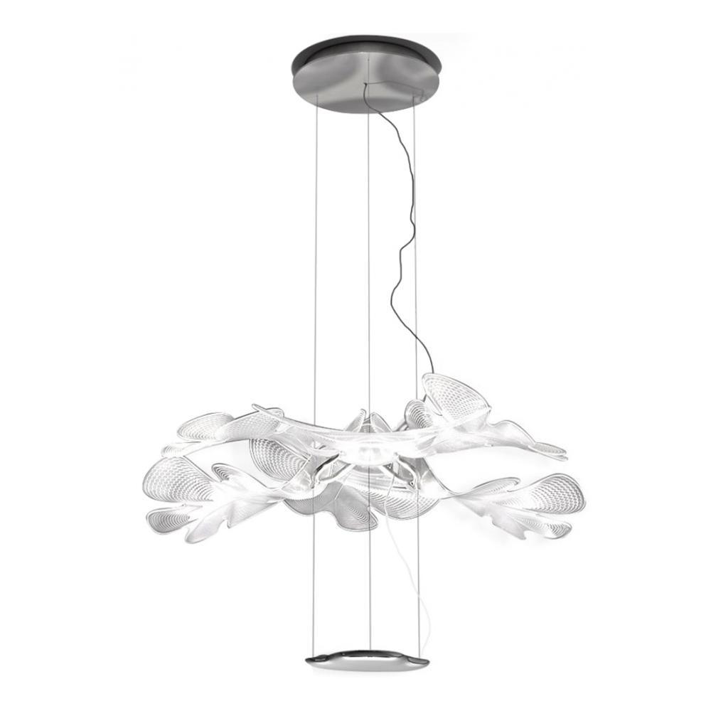 Artistic PMMA Leaf Suspension Light Modern LED Candelabrum Pendant Fixture