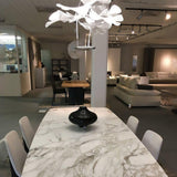 Artistic PMMA Leaf Suspension Light Modern LED Candelabrum Pendant Fixture